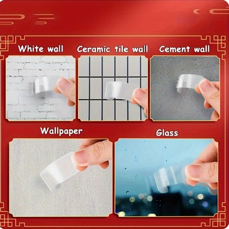 Reusable Double Sided Adhesive Tape Contact Strong Waterproof Removable Mounting Tape for Walls Wood Tile Plastic Pvc Tapes