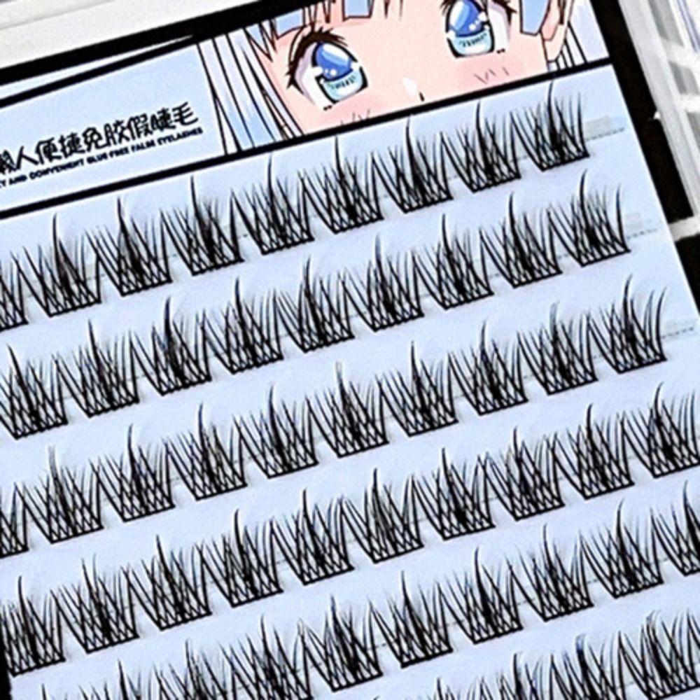 Накладные ресницы для наращивания ресниц, пушистые клеевые накладные ресницы, инструмент для макияжа