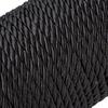 32.8 Yards Black Polyester Twisted Trim Cord Rope 5mm Twisted Decorative Cord Trim Thread String for Upholstery Curtain Tieback Honor Cord Home