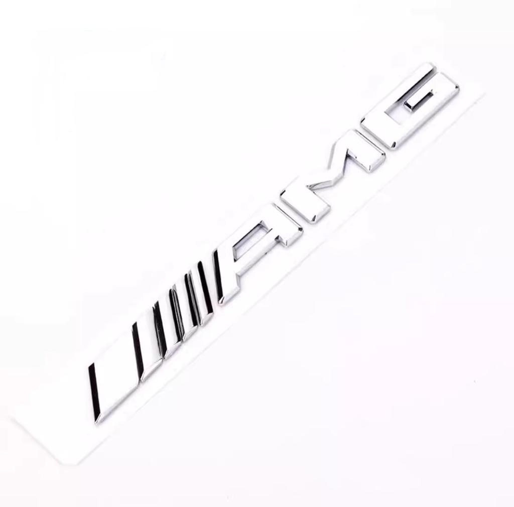 KMLB1 Car 3d Rear Letter Emblem Trunk Babg Body Sticker For Mercedes Benz AMG W204 W205 W203 W211 W212 W213 W201 W210 W124 W108
