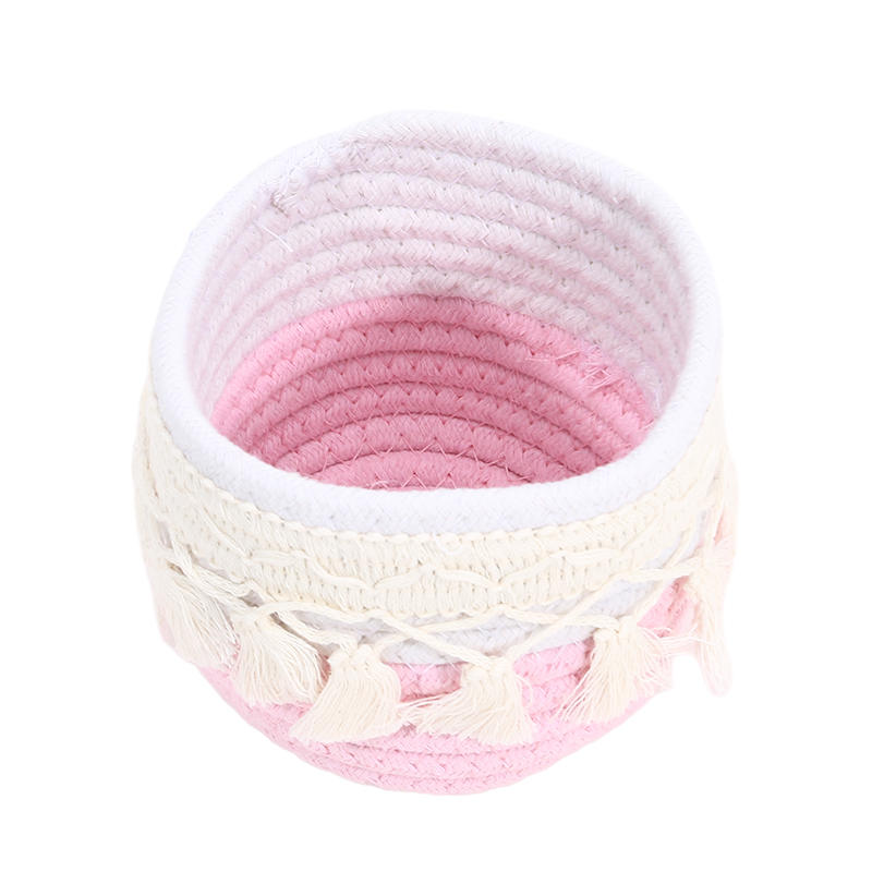 Креативный Бохо Декор Органайзер для Кистей для Макияжа Настольная Мини Корзина для Хранения Пенал для Ручек и Карандашей Контейнеры для Очков