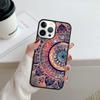 Индийский узор Мандала Чехол для телефона Для iPhone 17 Air 16 pro max 15 14 plus 12 13 Защитная крышка coque
