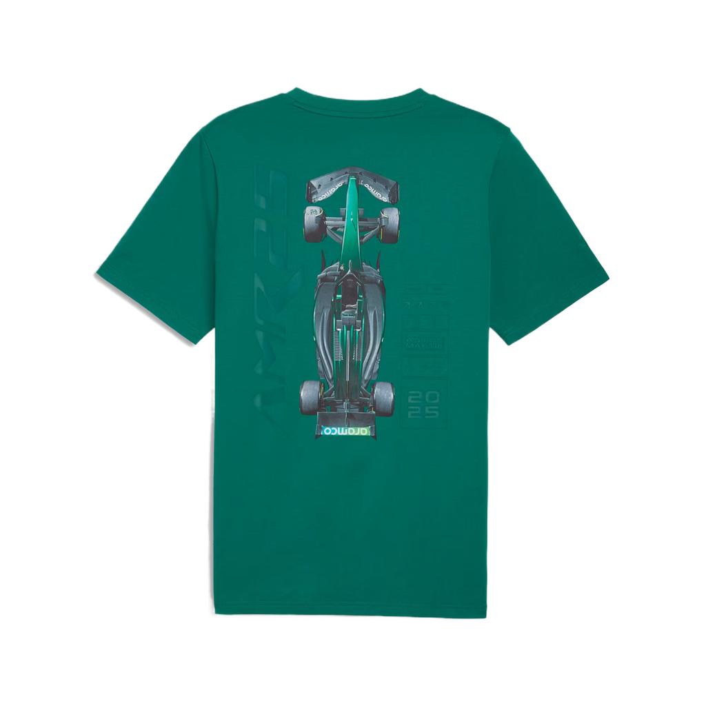 Puma X Aston Martin F1® Футболка с принтом для гонок Мужские топы 634452-04