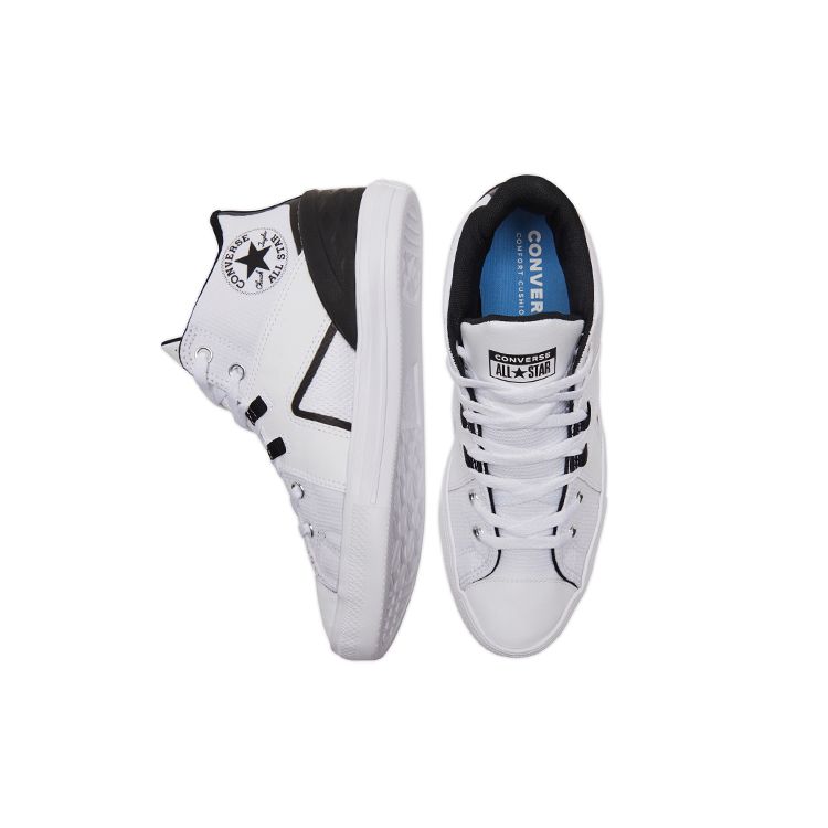 Converse Кеды Chuck Taylor All Star Flux Ultra Mid Унисекс Белый Черный A01168C