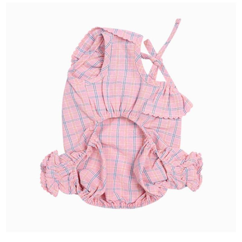 Summer Dog Jumpsuit Pomeranian Poodle Bichon Frise Schnauzer Pug Dog Clothes Pet Clothing Apparel