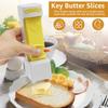 Слайсер для масла One Click Stick с лезвием из нержавеющей стали, резак для масла, диспенсер и контейнер для хранения для разделителя сыра