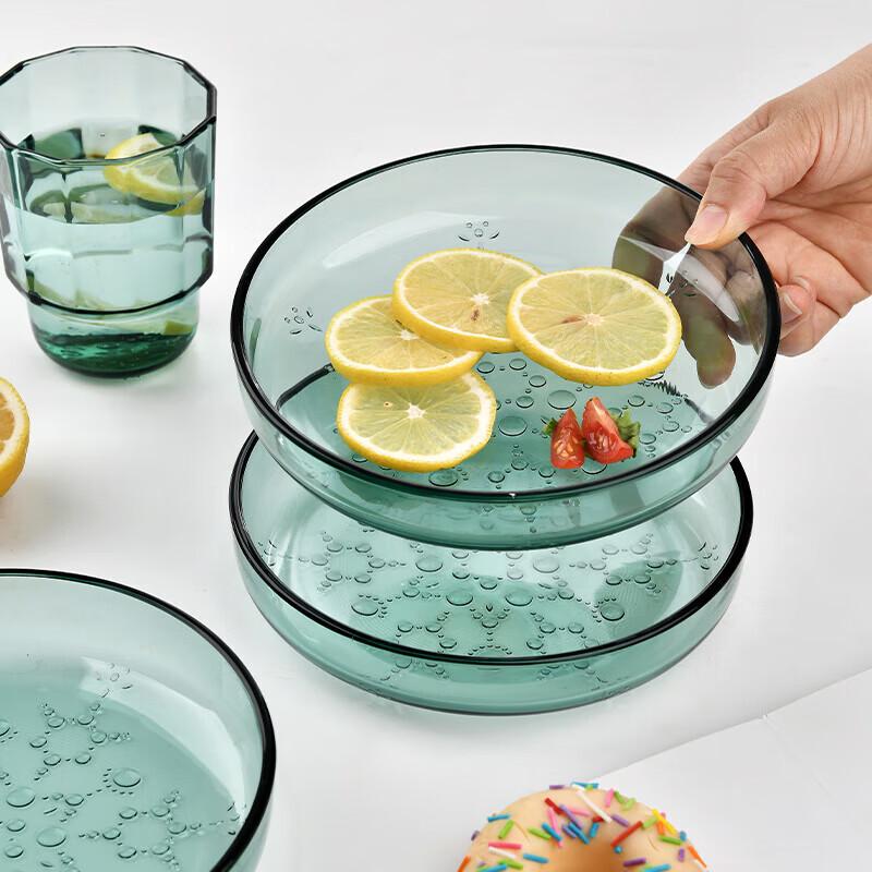 Shanzhongshan Elegant Glass Dinnerware Gift Set