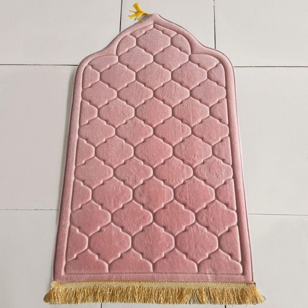 Non-slip Prayer Mat Irregular Floor Carpets Portable Prayer Rug
