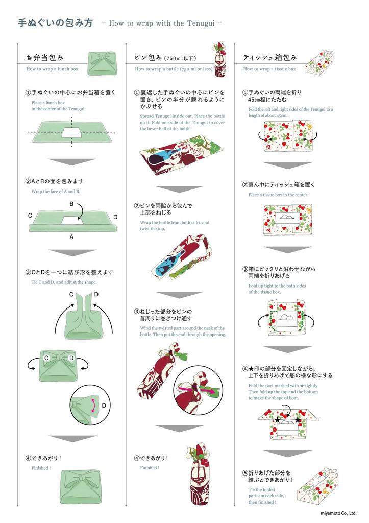 Miyamoto Towel Miyamoto Izumi Kobai Small Pattern Size Made In 33 X 90 Set of 33027 Tenugui, Tenugui, 7, Japan, Approx. Cm, 5,