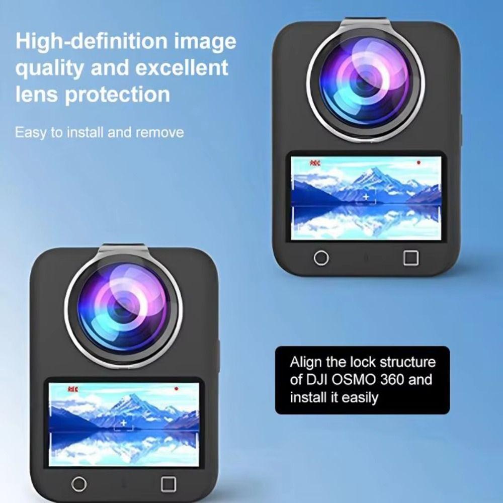 Anti-collision Lens Guard Plastic Protective Lens Cap for DJI Osmo 360 Panoramic Camera Accessories