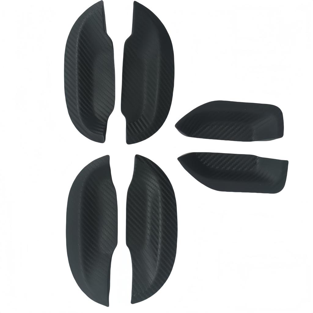 KICARYAJP Door Knob Undercover for NV350 Caravan E26 2012 Carbon Fiber Pattern Door Knob Cover for Car Exterior Door Scratch Door Knob Exterior Easy