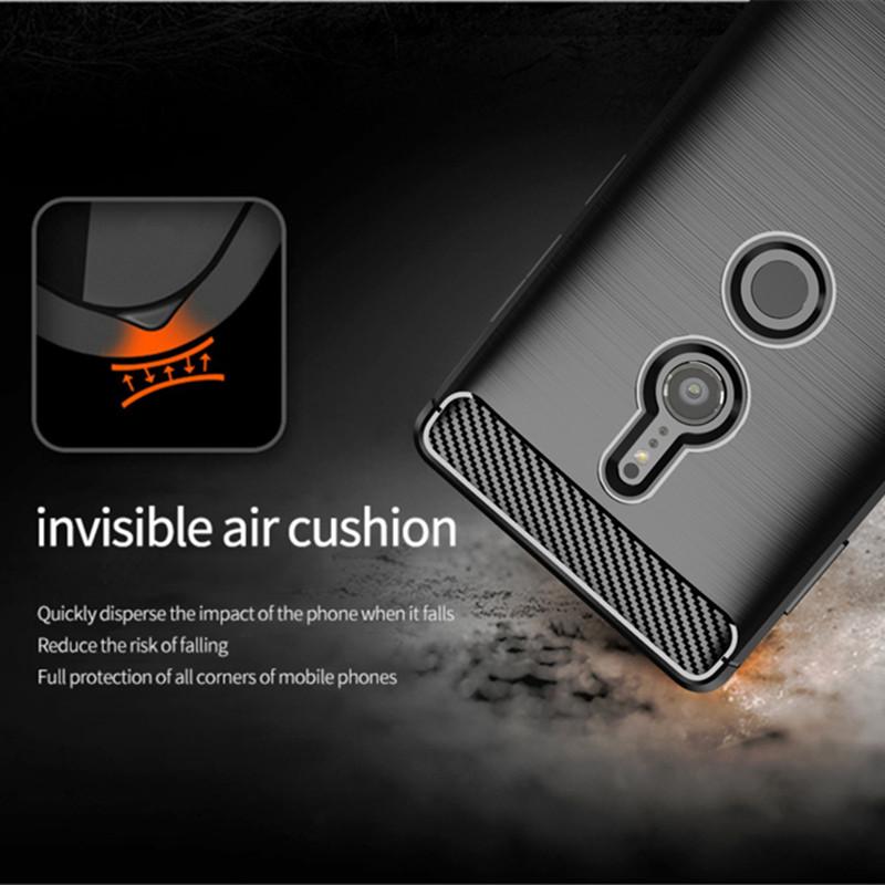 Protective Phone Cover for Sony Xperia XZ2 Shockproof Silicone Cases for Sony Xperia XZ2 Flexible TPU Rubber Case Coque Fundas