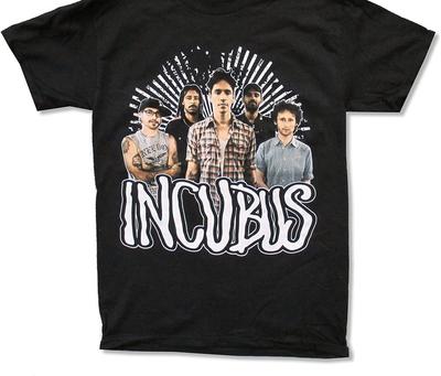 Incubus Band In Concert Heavy Cotton Black Full Size Unisex Shirt TR310