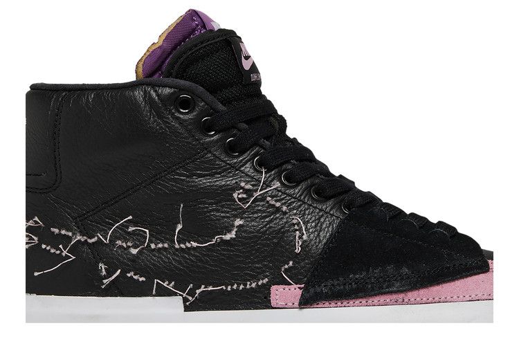 Men's Sneakers Nike SB Zoom Blazer Mid Edge Black Pink Rise Black/Pink Rise-White
