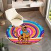 Halloween supernatural comedy adventure movie Scooby-Doo Round Carpet Soft Home Decoration Corridor Table and Chair Anti slip Outdoor Floor Mat rug 19