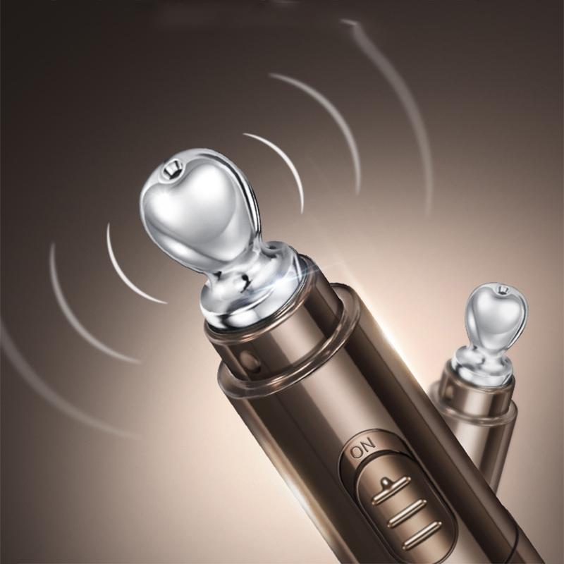 Электрический крем для глаз Golden Caviar Массаж глаз для улучшения темных кругов и ухода за глазами против морщин Вибрирующий крем для глаз