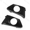 2PCS For Nissan Altima 2019 2020 Front Bumper Fog Light Lamp Trim Cover Frame Bezel Lampshape