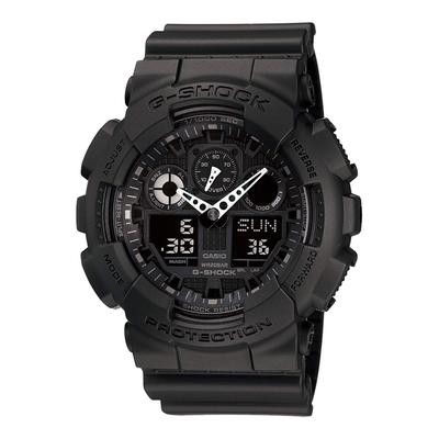 Мужские часы G-Shock GA-100-1A1JF Black - аутентичная японская модель