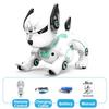 RC Robot Dog Programmable Smart Interactive Remote Control Electric Robotic Puppy STEM Eductional Toys for Kids Christmas Gifts