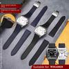 Нейлоновый ремешок 21 мм с быстросъемным креплением для ремешка Cartier Santos новый W2SA0007 средний Холщовый Водонепроницаемый Спортивный ремешок для часов Черный Синий