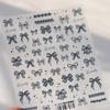 1pcs 5D Shell Light Nail Stickers Fashion Gold Border Love Bowknot Moon Star Art Decal High Quality Manicure Decorations