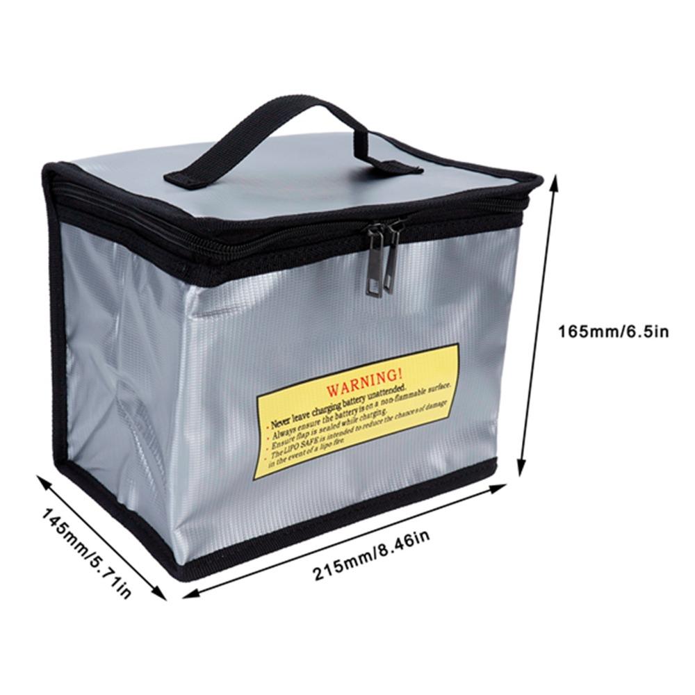 215x145x165mm Portable Handle Lipo Guard Explosion Proof Pouch Drone battery fireproof storage