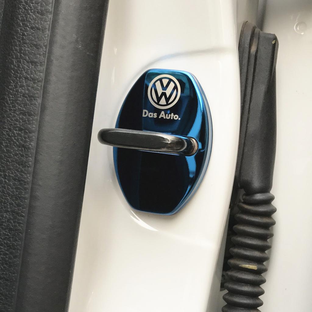For VOLKSWAGEN VW Car Door Lock Protective Cover For Volkswagen GOLF 5 Tiguan Polo Golf 6 Golf 7 Jetta  Accossories Car Styling