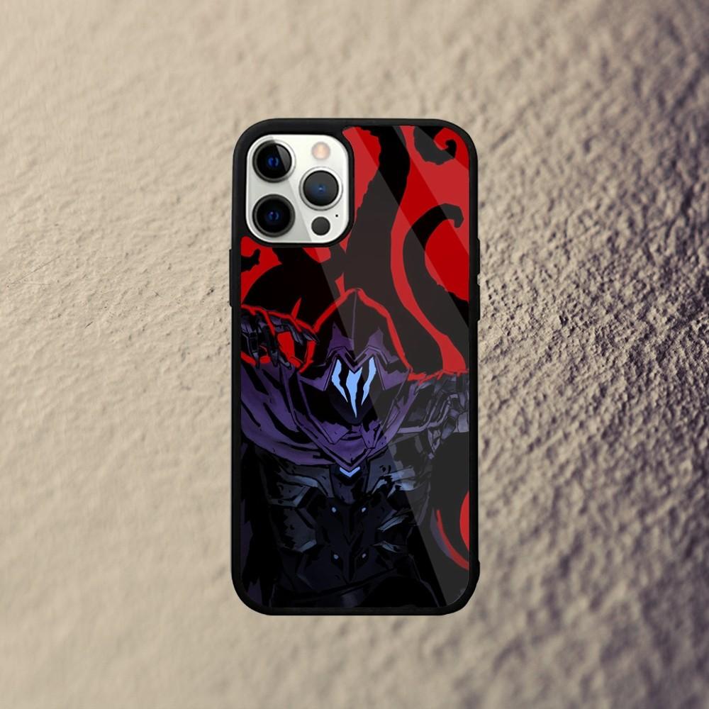 Чехол для телефона Omen V-Valorant для iPhone 16,15,14,13,12,11,Plus,Pro,Max Mini Магнитная беспроводная зарядка Magsafe