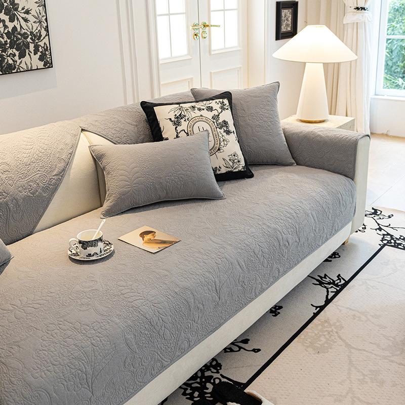 Подушка для дивана, хлопковая универсальная ткань для четырех сезонов, нескользящая ткань для дивана, нескользящая подушка для дивана