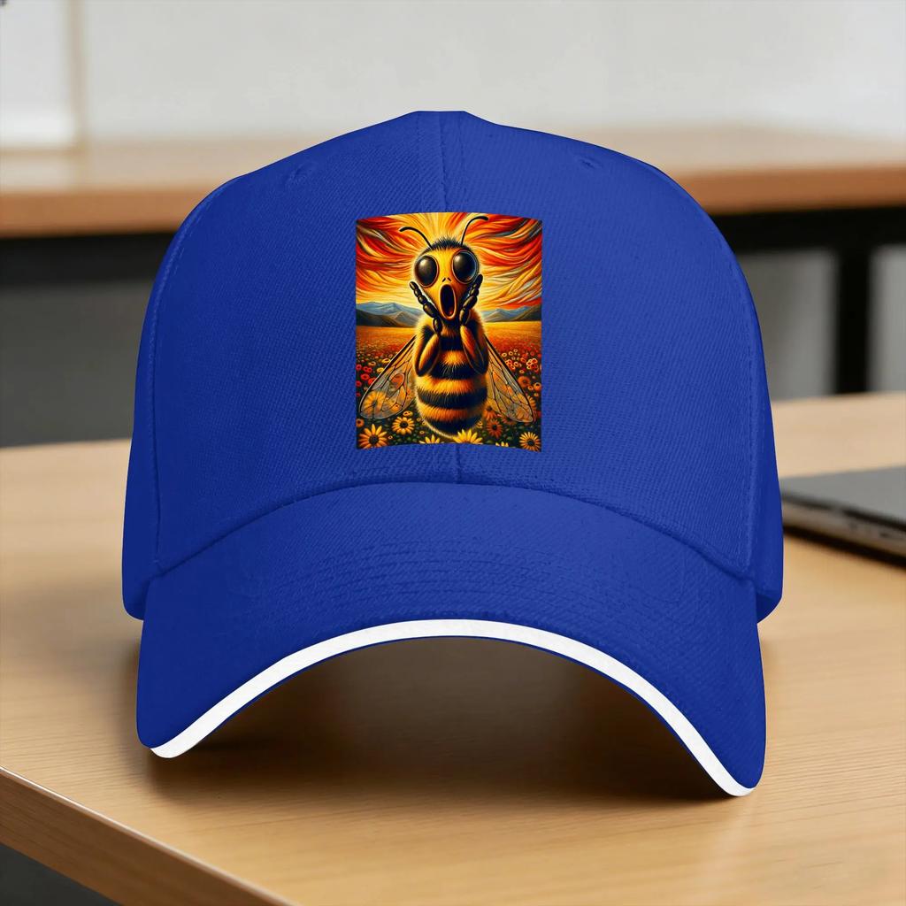 The Scream Bee Version Sun Baseball Cap Summer Street Style Trucker Hat For FeUnisex Unisex Hunting Camping Baseball Caps