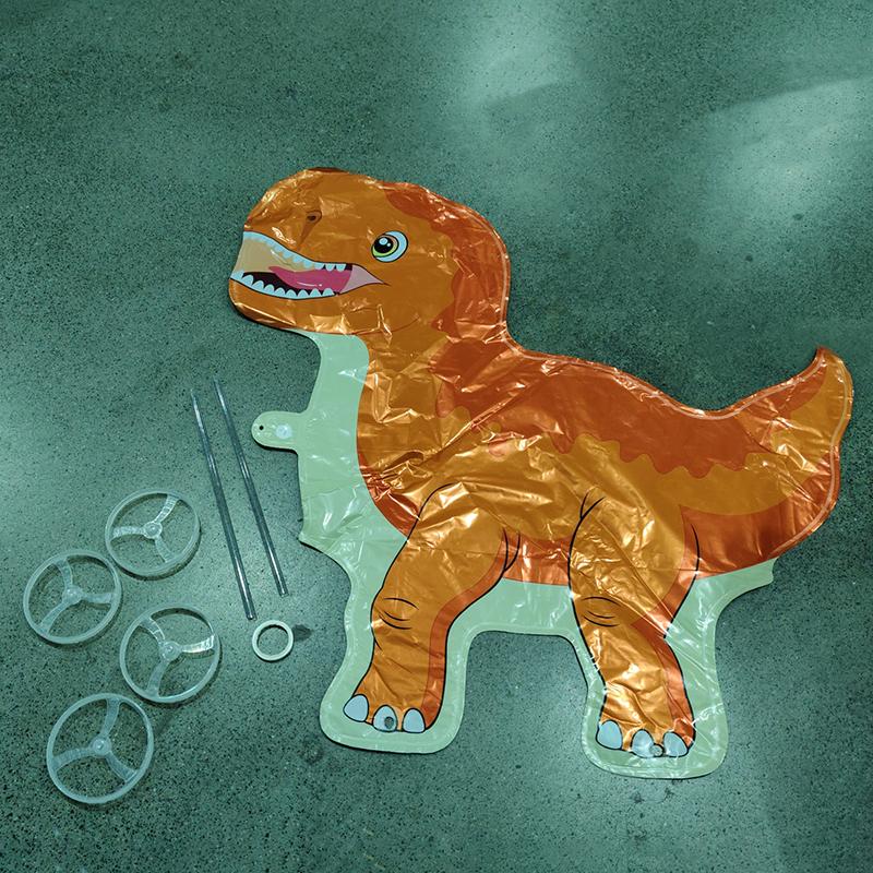 4D Мультяшные Фольгированные Шары Слон Стоячий Ходячий Шарик с Колесом для Украшения Детской Вечеринки по случаю Дня Рождения, Детского Праздника