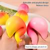 Fidget Toy Cartoon Peach PU Squishy Slow-Rising Stress Relief Kawaii Kids Squishies Toys Fruit Squeeze Balls Gift for Kids