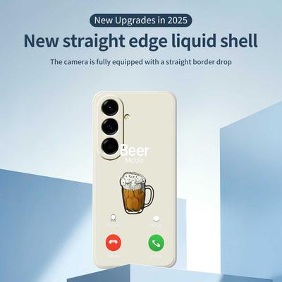 Чехол для Samsung Galaxy A56 5G с принтом «Пивная тематика», прямой край, ТПУ, задняя крышка телефона