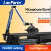 Aluminum Alloy Desktop Mount Microphone Stand Holder Mic Studio Holder Adjustable Microphone Boom Arm Microphone Holder