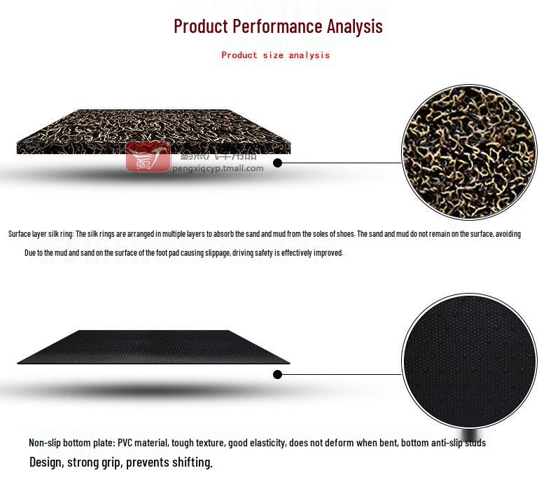 Peugeot Little Monster QP100T-12C Durable Motorcycle Foot Pad