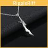 Solo Leveling Sung Jin Woo Unisex Alloy Pendant Necklace With Short Blade Design For Cosplay And Collectors