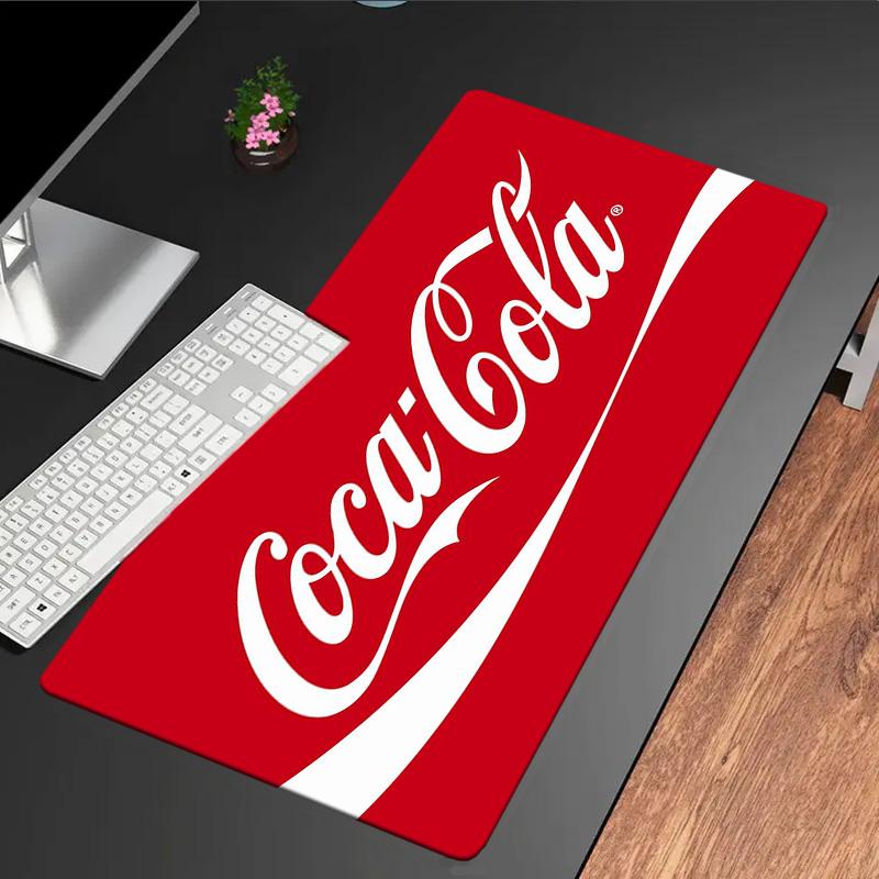 Коврик для мыши Cola Classic, резиновая основа, коврик для игрового стола, коврик для мыши для геймеров и офиса, игровой стол, легко моющийся коврик