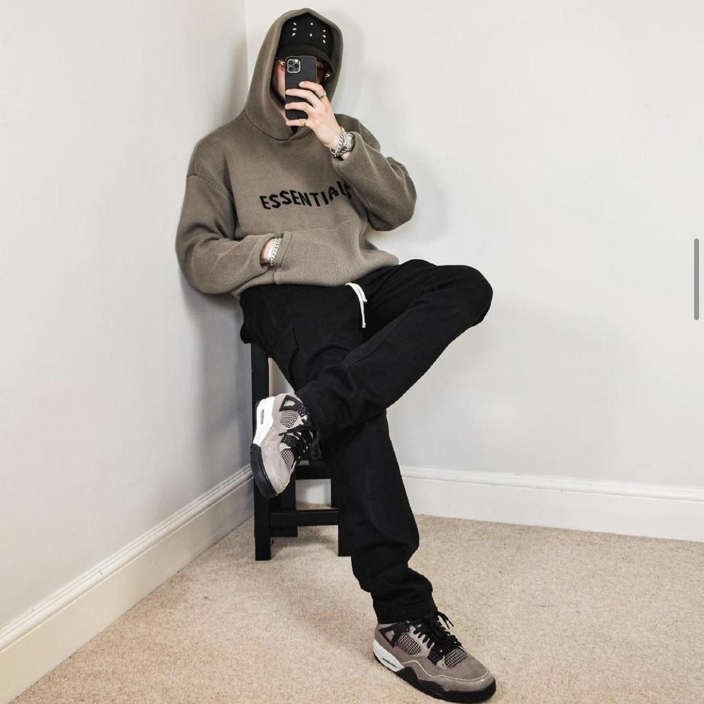 Худи FOG Essentials с двойной линией – Модный, свободный трикотаж для уличной моды