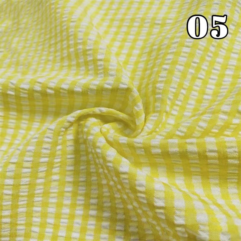 Тонкая ткань в клетку «жатка» для рукоделия, мягкая ткань для платья, рубашки, брюк, скатерти, шитья, DIY, хлопково-полиэстеровый материал