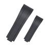 Rubber Watch Strap for Rolex Yacht Daytona Submarine Black Green Water Ghost  Stainless Steel Folding Buckle Wristband Belt 20mm