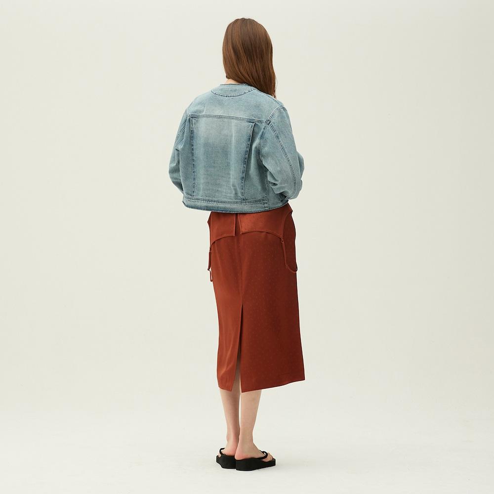 Ibiem Layered Flap H-Line Skirt Emq3Wsk080