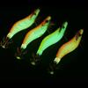 4Pcs Luminous Plastic Shrimp Bait Squid Shrimp Jig Jigging Lures Night Dawn Fishing