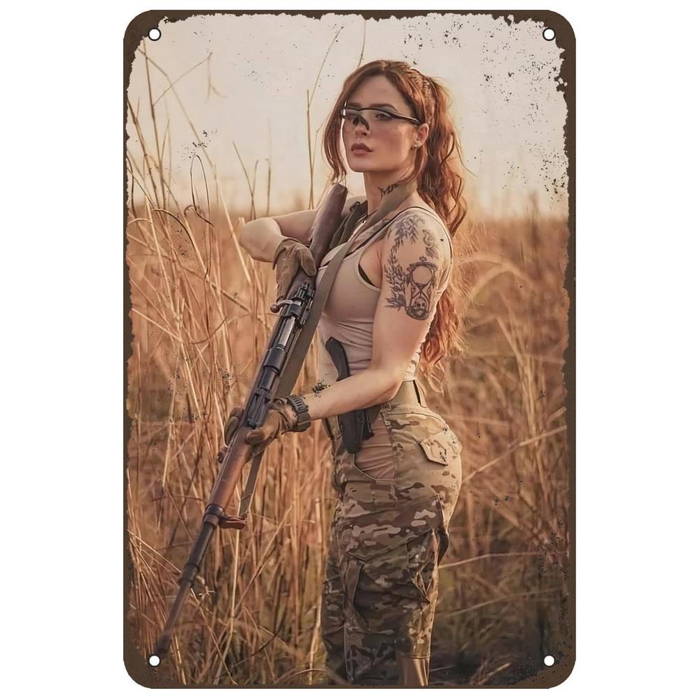 Металлические жестяные знаки, военная пин-ап настенная декоративная табличка, винтажный художественный постер, железная картина для пещеры для мужчин, кафе, сада, клуба, бара