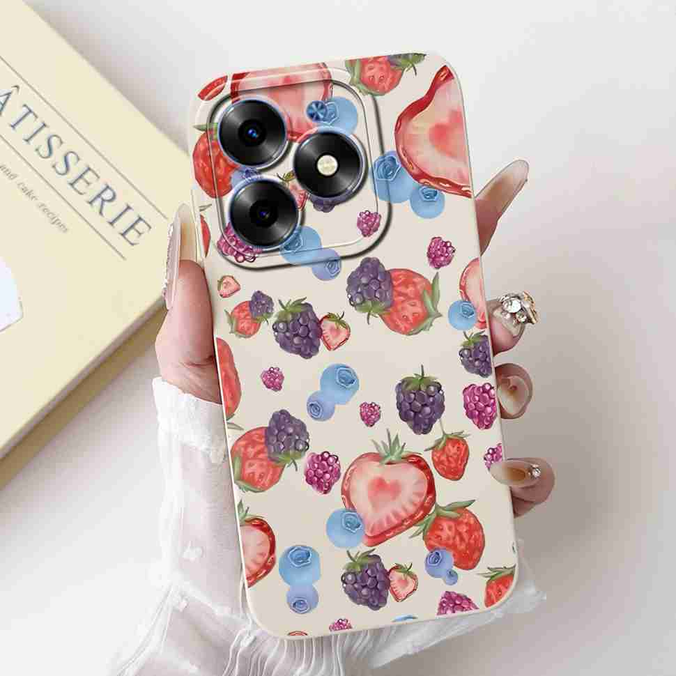 Розовый Кот Для Tecno Spark Go 2024 Чехлы BG6 Мягкий Силиконовый Чехол Для Tecno Spark 20 Spark20 SparkGo 2024 Корпус Чехол Для Телефона