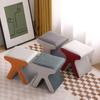 Nordic Shoes Changing Stool Doorway Living Room Creative Cloth Technology Short Stool Light Luxury Dressing Room Small Stools