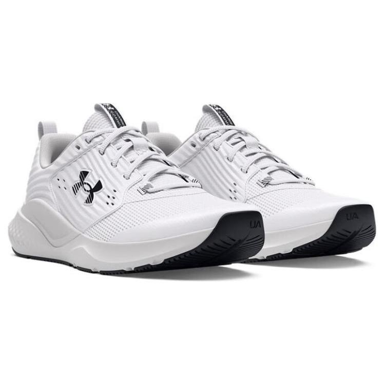 Under Armour Кроссовки Charged Commit 4 'White Distant Grey' Женские 3026728-100