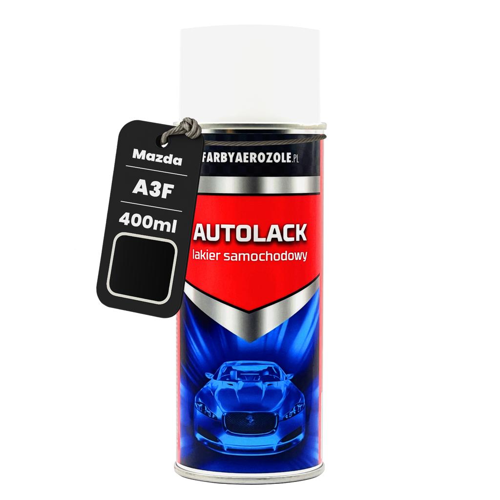 Mazda A3F Schwarz car paint spray 400ml