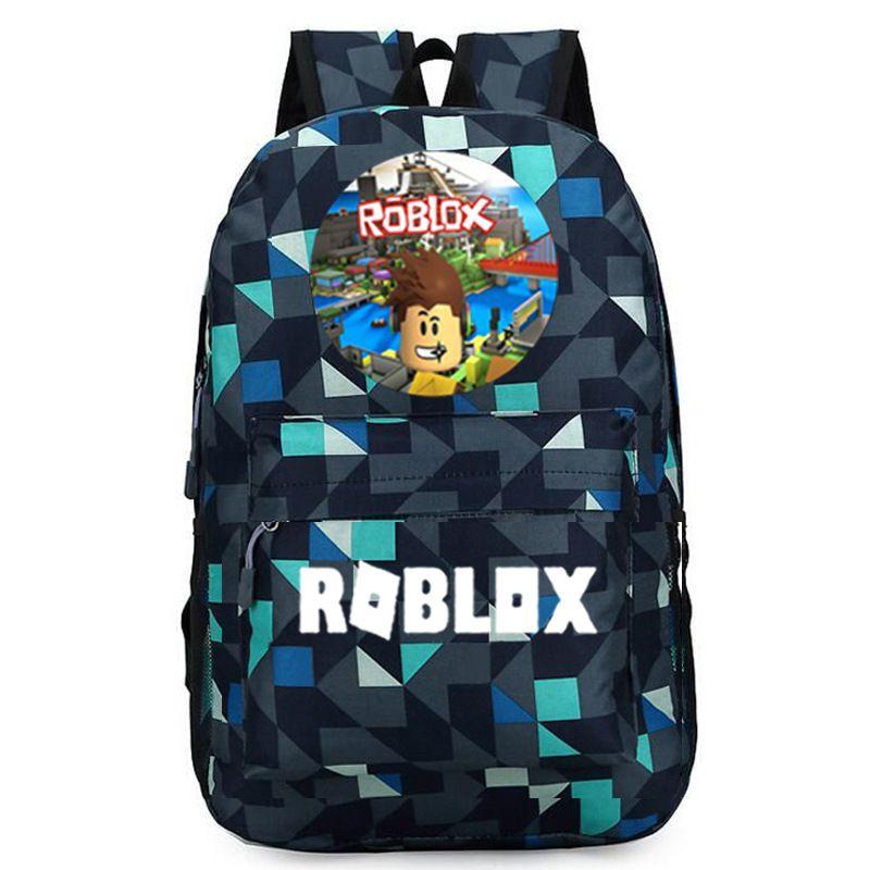 Стильный рюкзак Roblox для детей с ярким мультяшным рисунком и большим объемом