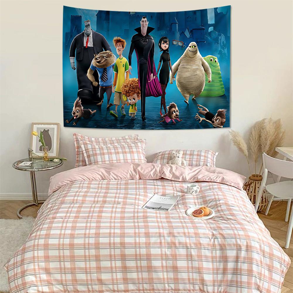 Anime Hotel Transylvania Hanging Bohemian Tapestry Bohemian Wall Tapestries Mandala Kawaii Room Decor