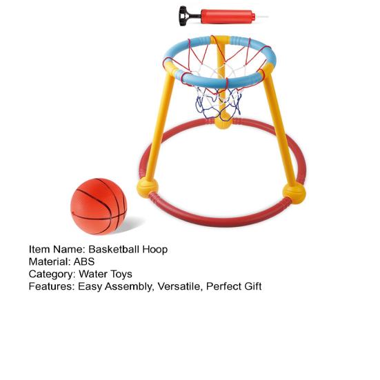 Набор баскетбольных колец для бассейна для детей и взрослых 2-в-1, плавающее баскетбольное кольцо, игра в бросок, летние забавные игры в бассейне для семейных посиделок в помещении и на открытом воздухе